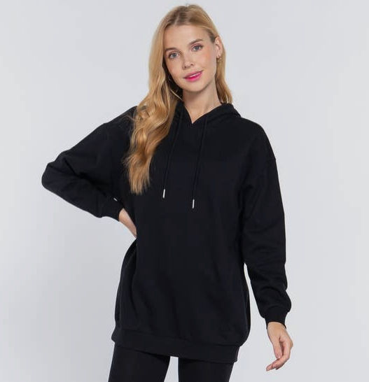 Oversized black hoodie 