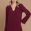 Thumbnail: Merlot or Black Bell Sleeve 