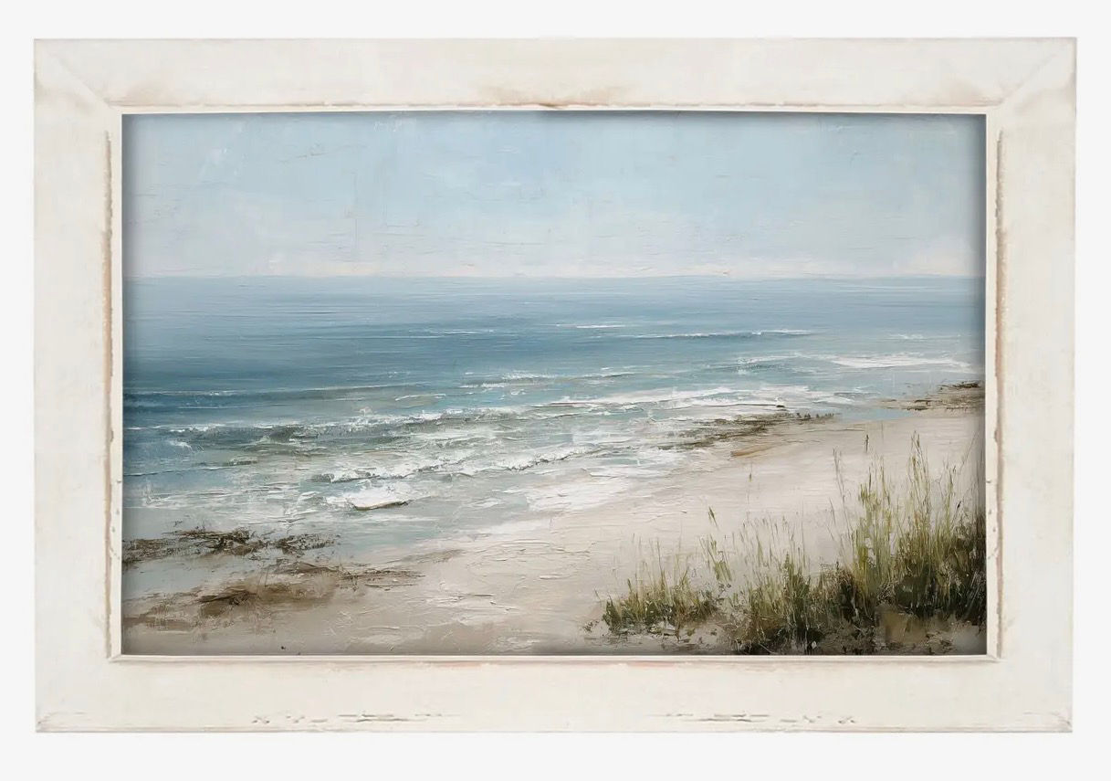 Coastal island beach - 25”x15”