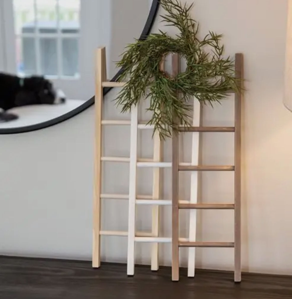 17” decorative ladder