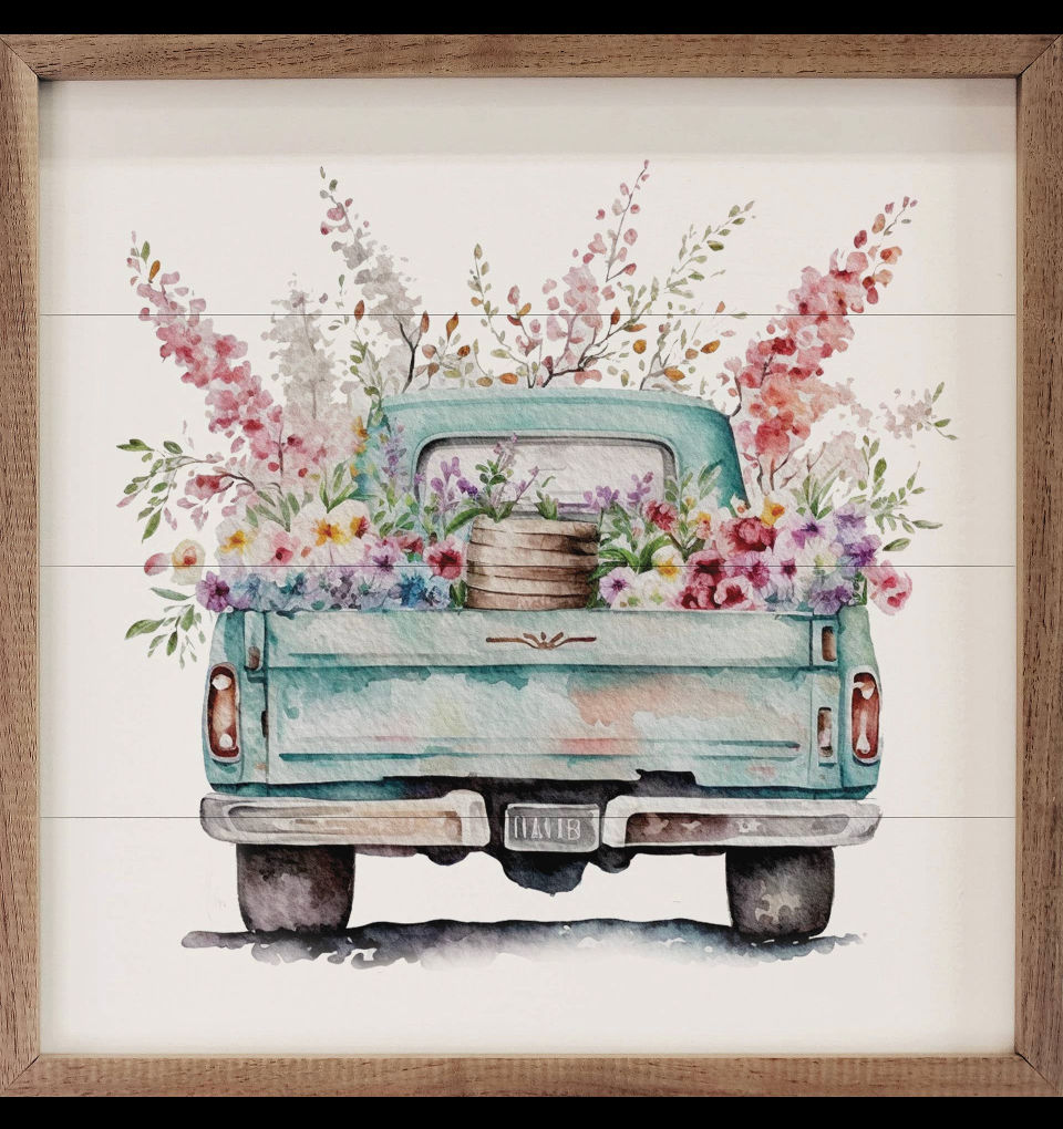 Spring Garden Truck - 16x16