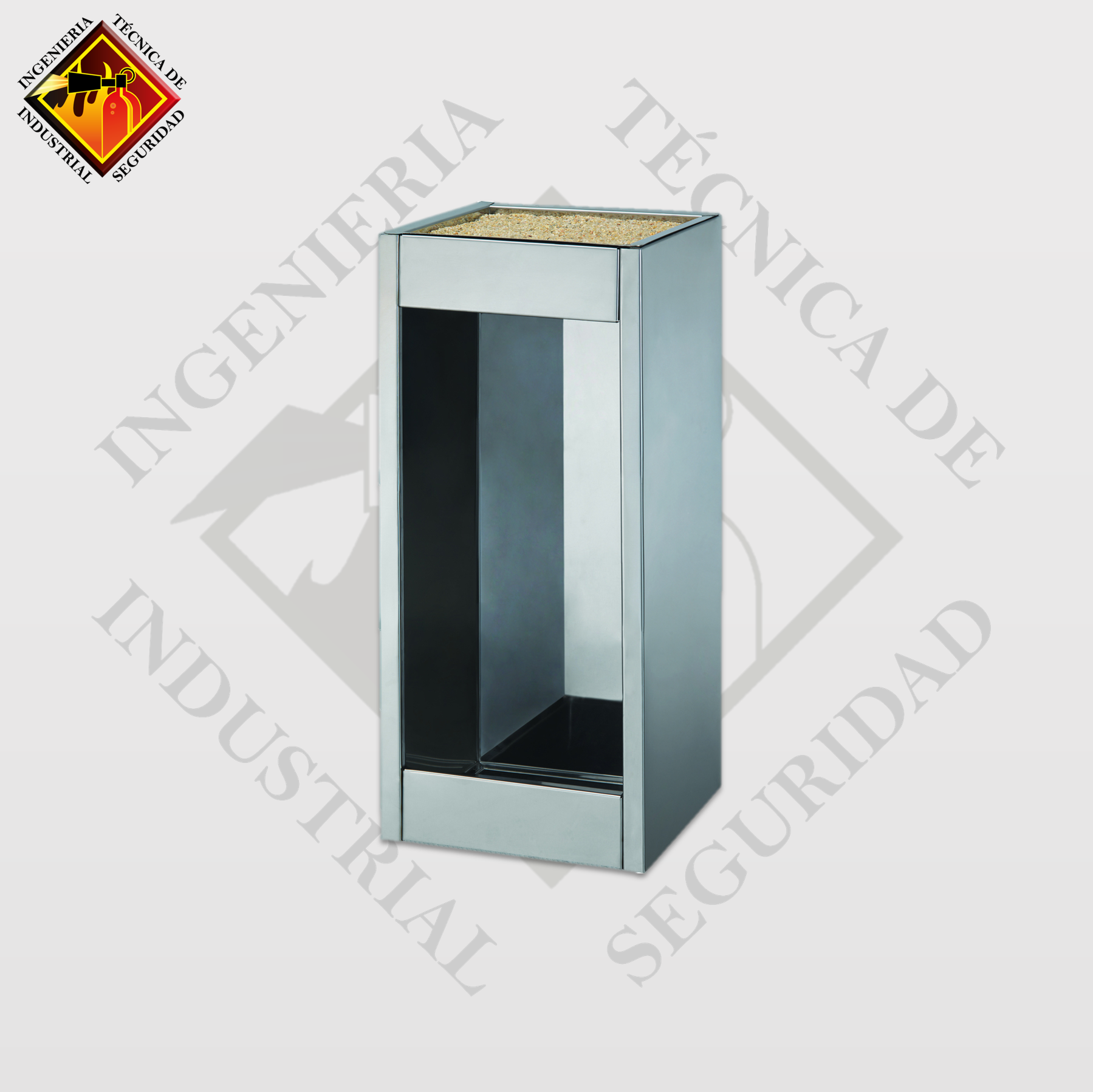 Porta Extintor Cuadrado PQS de 4 a 6 Kg (Pulido o Espejo)