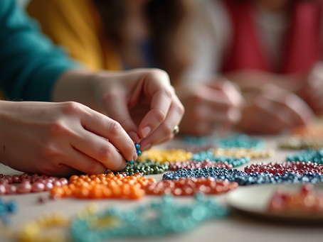 Empowering Creativity: Highlights from the Girl Glow Project's Jewellery Making with Beads Workshop