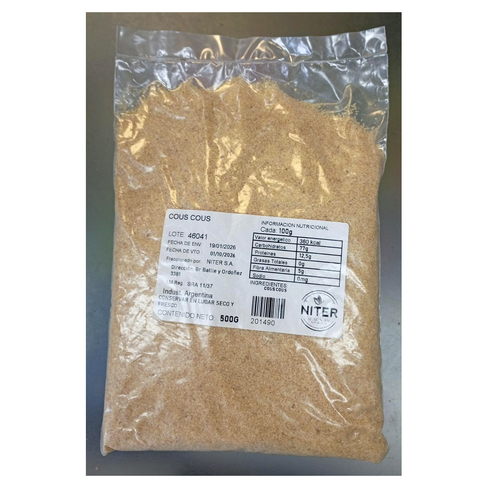 NITER COUS COUS 500GR