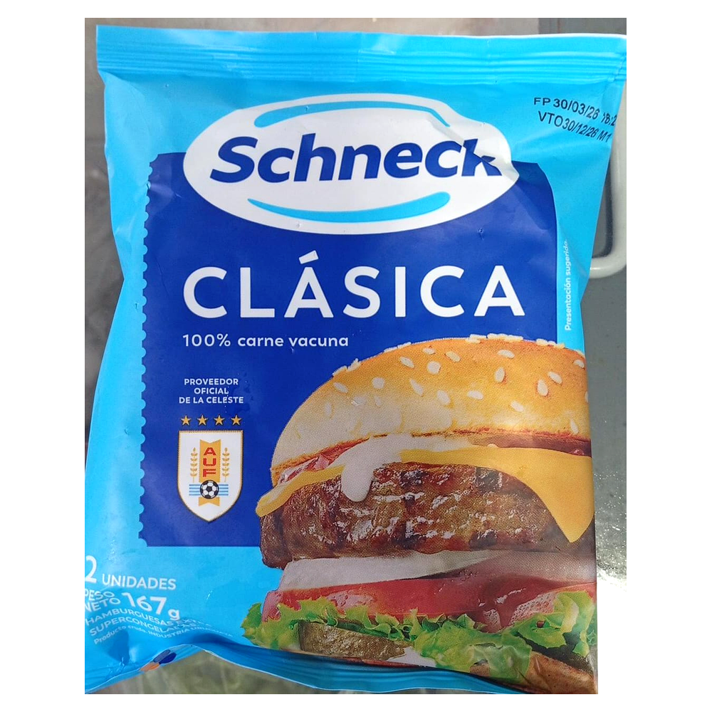 Hamburguesa Schneck clásica