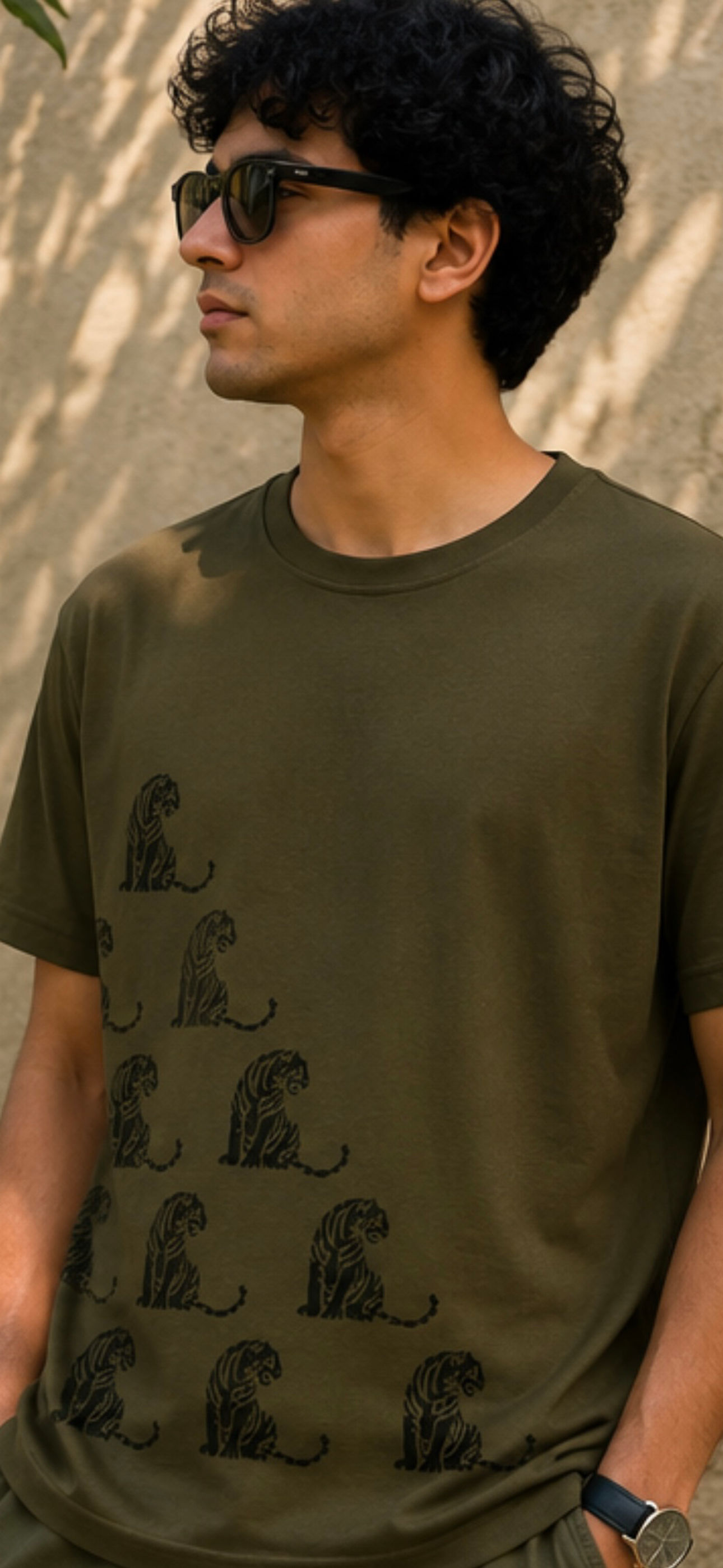 Tiger in wild T-shirt