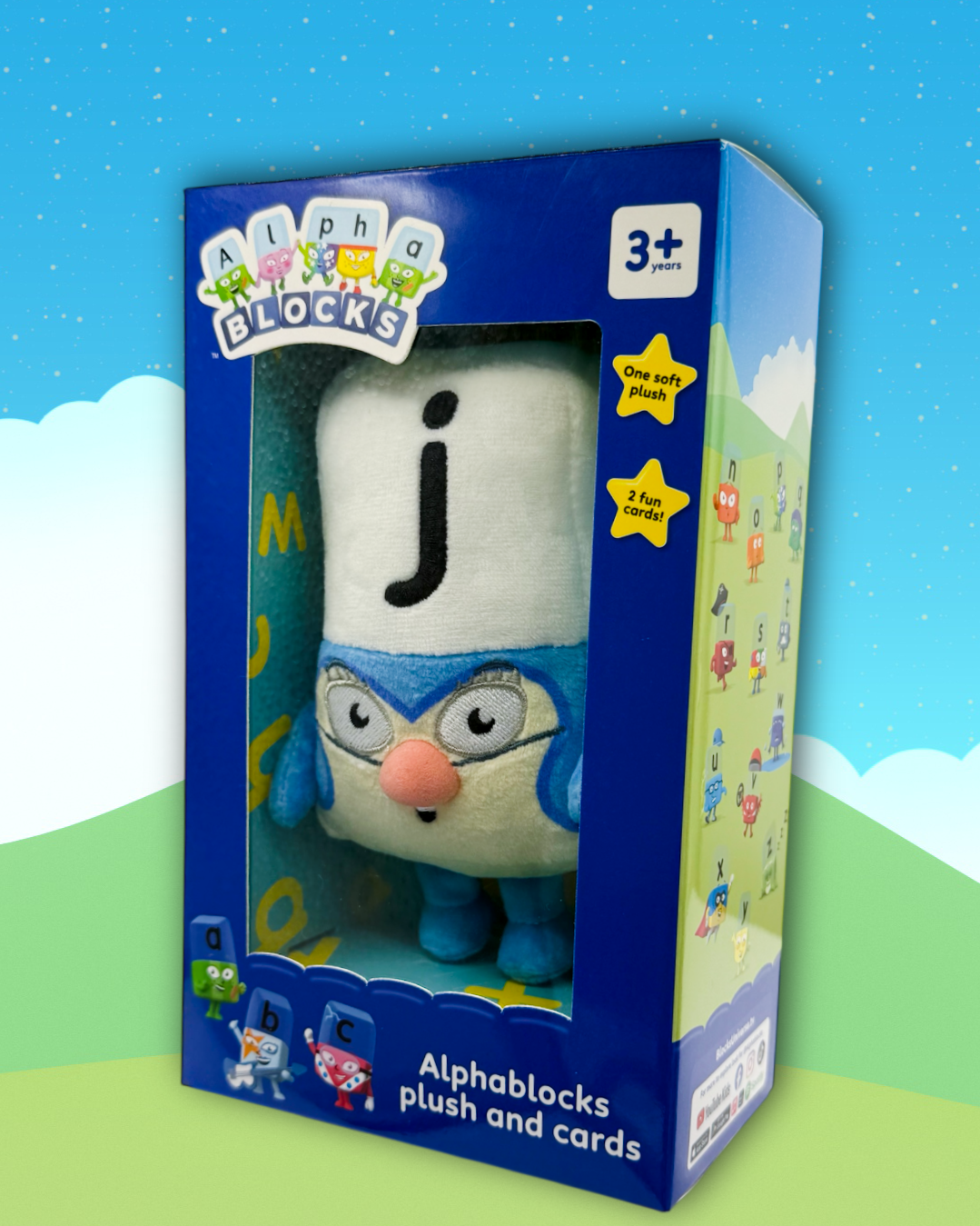 Alphablocks Plush & Cards (Alphablocks J)