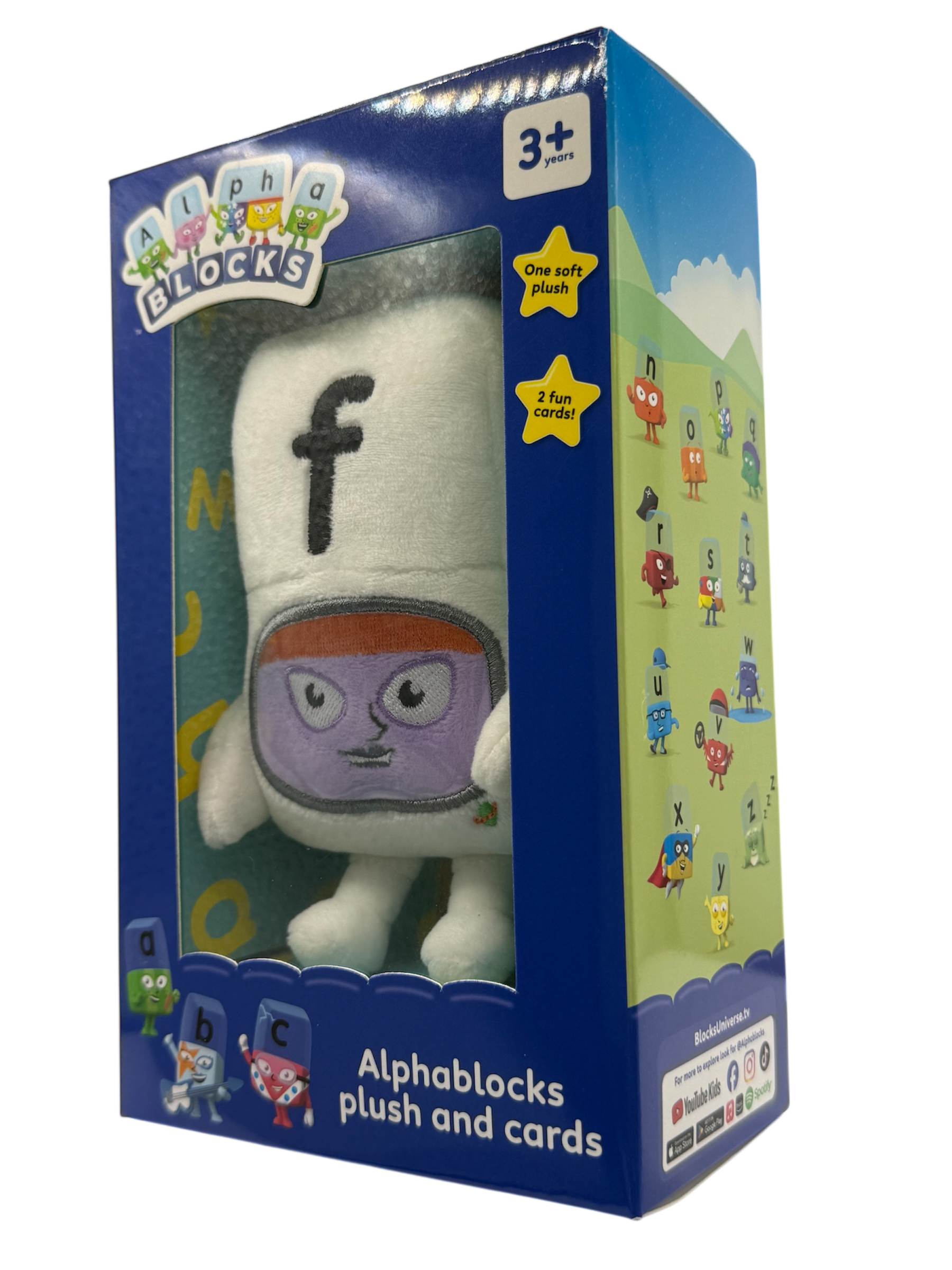Alphablocks Plush & Cards (Alphablocks F)
