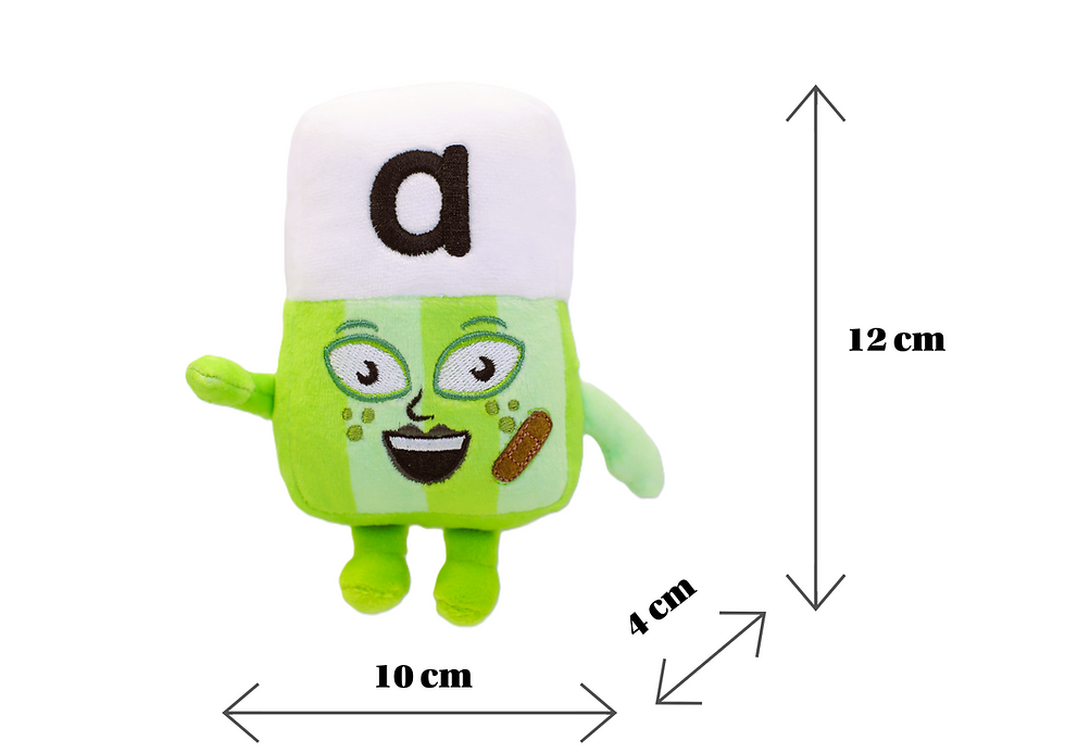 Thumbnail: Alphablocks Plush & Cards (Alphablocks A)