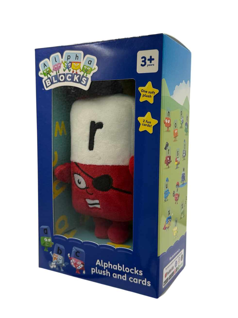 Alphablocks plush and cards (r)