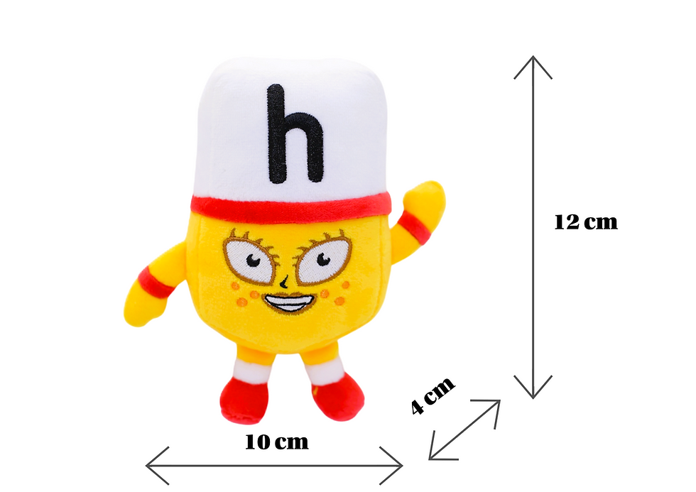 Thumbnail: Alphablocks Plush & Cards (Alphablocks H)