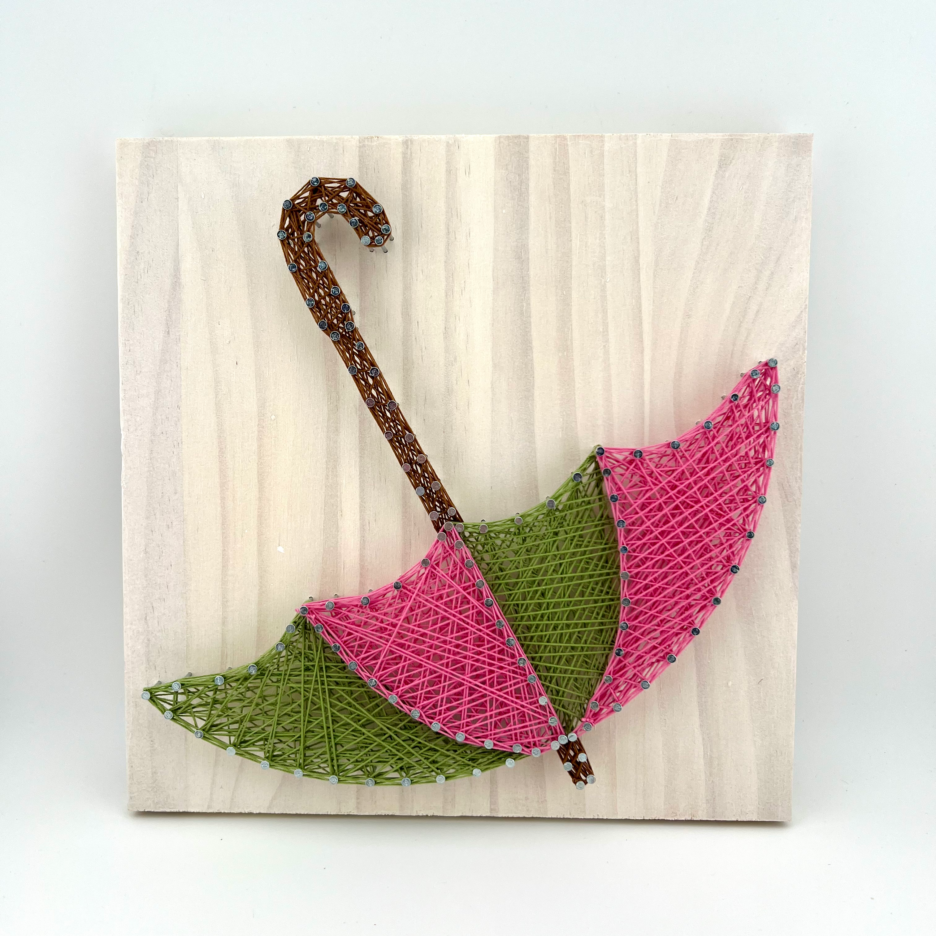 Spring Umbrella String Art