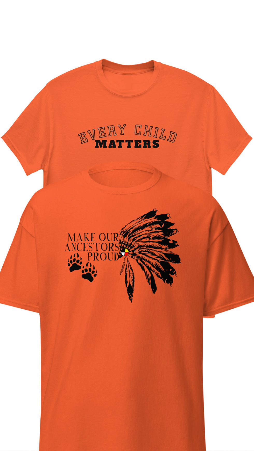 Thumbnail: Adult Unisex Orange Shirt Day t-shirt