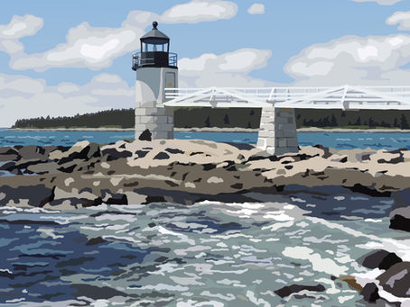 New Artwork - Marshall Point Light