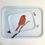 Thumbnail: Northern Cardinal Birchwood Tray - 2 Sizes