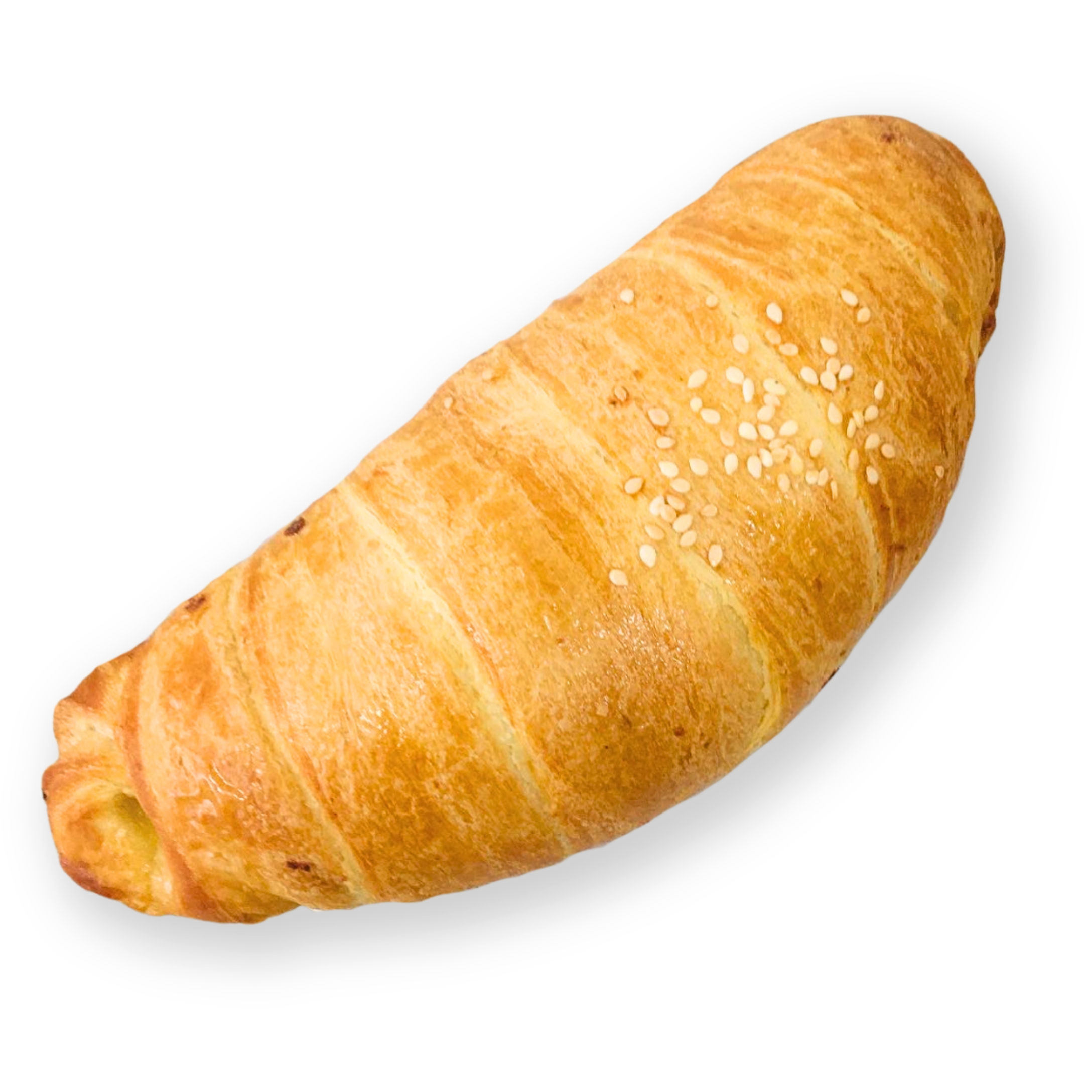 Croissant de jamón y queso