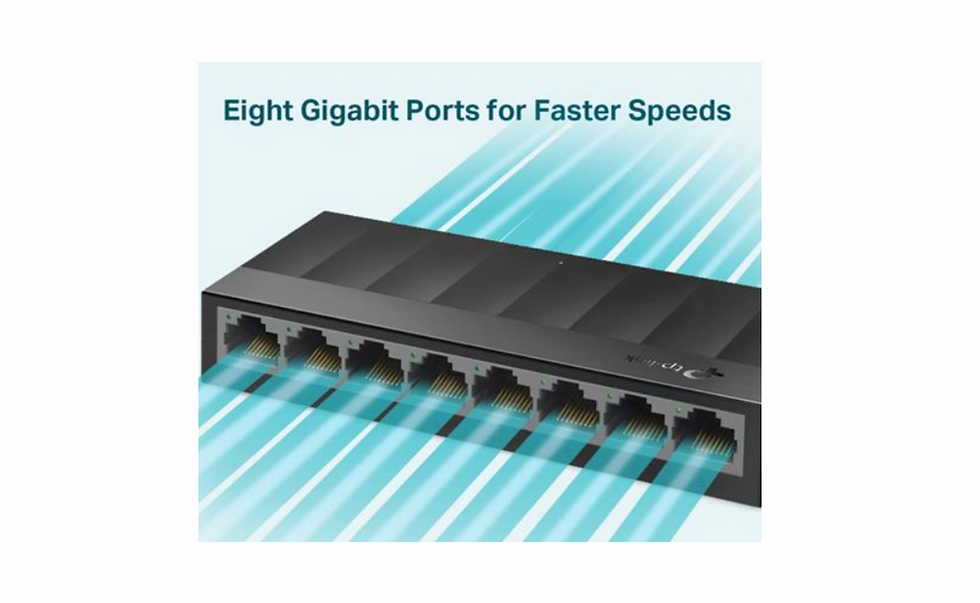 Miniatura: Switch 8 Portas Gigabit (10/100/1000Mbps) - TL-LS1008G - TP-Link - cód. 10597