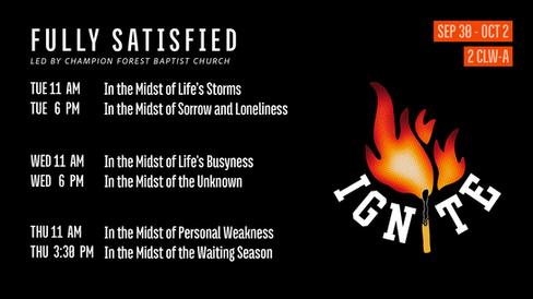 Ignite Schedule Slide