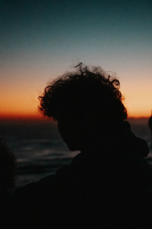 heiwa beach silhouette