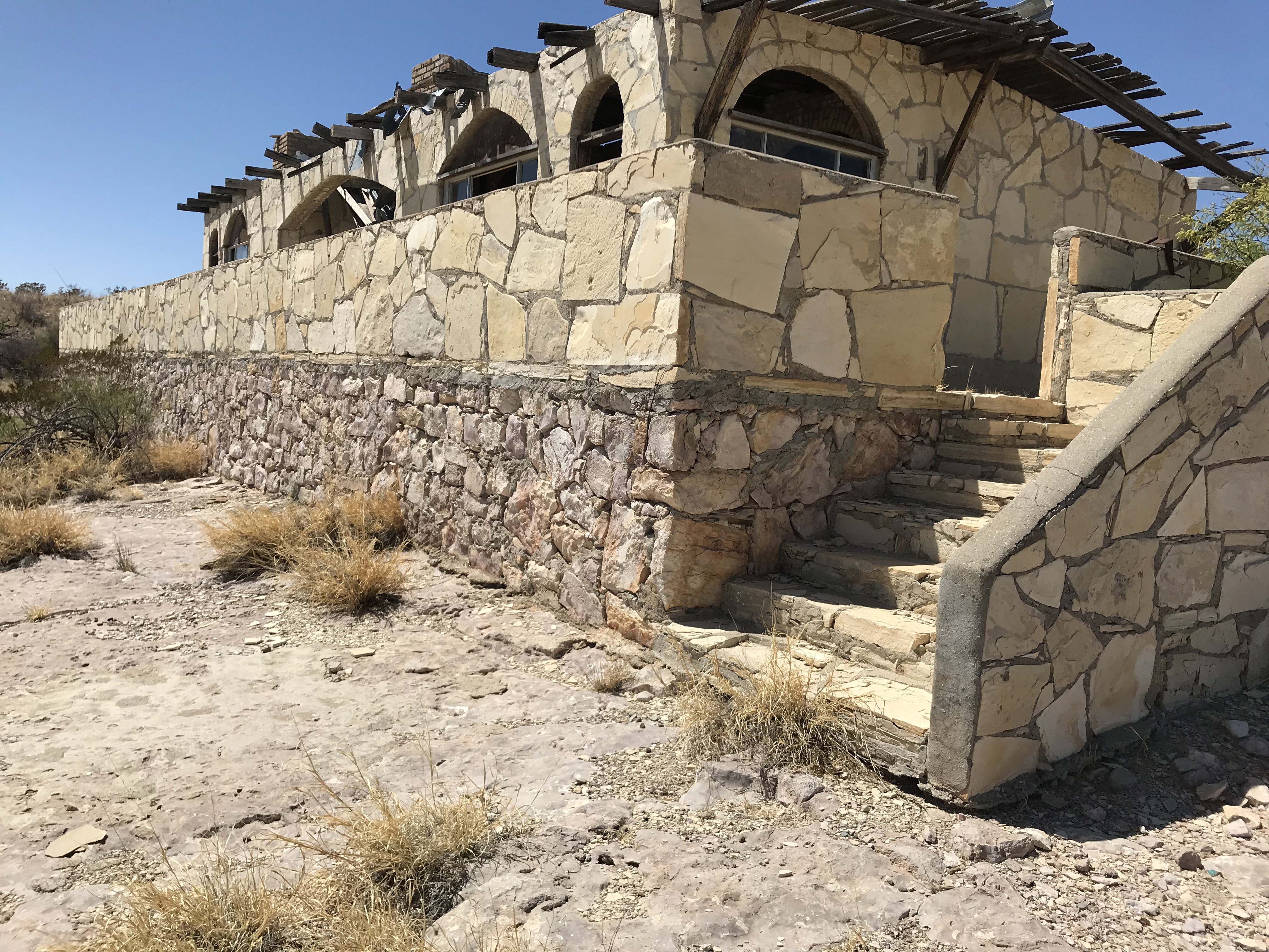 Tri-Plex Apartments overlook desert