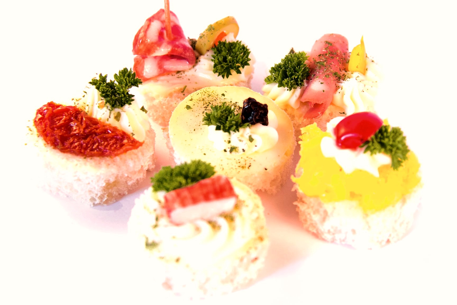 Arranged Food and Objects