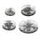 Thumbnail: Cooker Oven Hob Burner Cap And Flame Head Kit - Set of 4