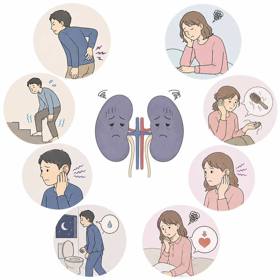 腎の弱りによる不調