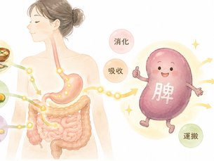 消化吸収を支える脾
