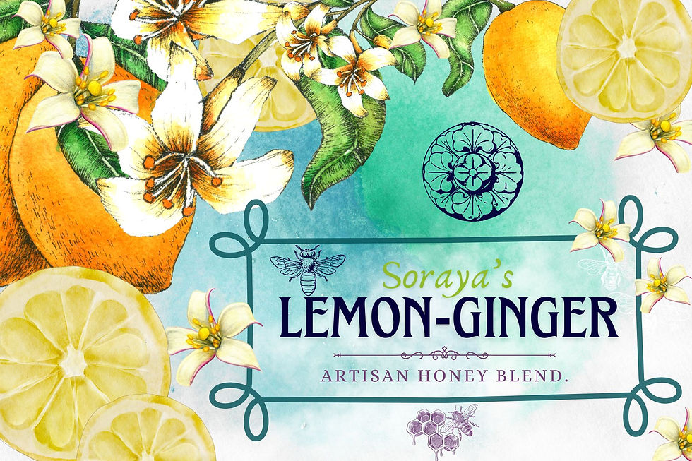 Lemon-Ginger Cream Honey