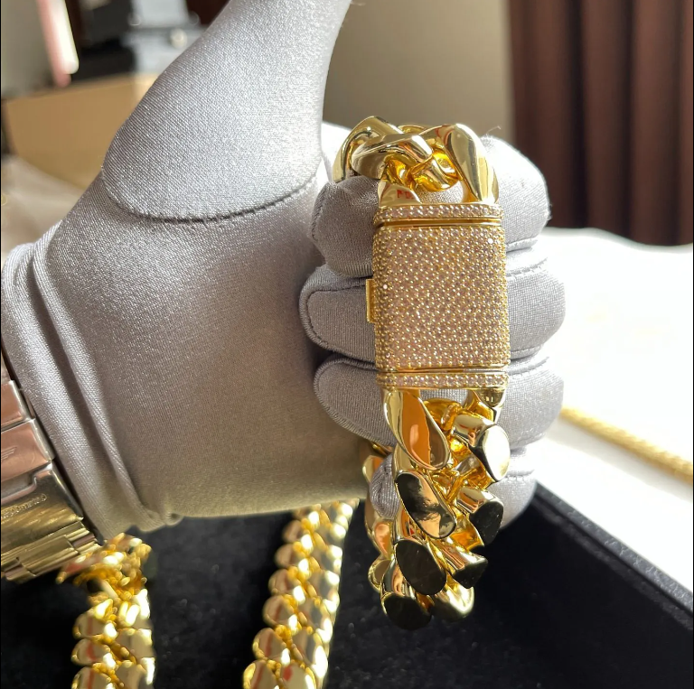 Solid Gold Cuban Chain