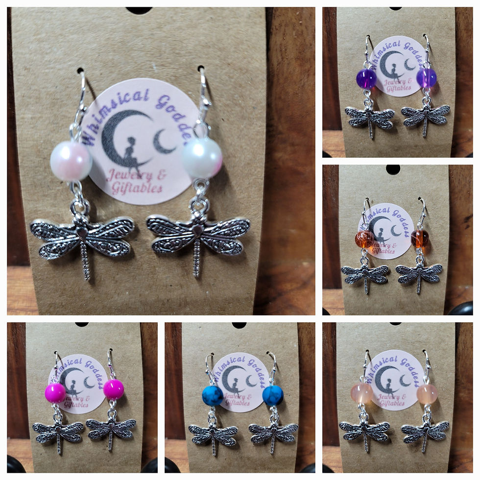 Thumbnail: Dragonfly Earrings