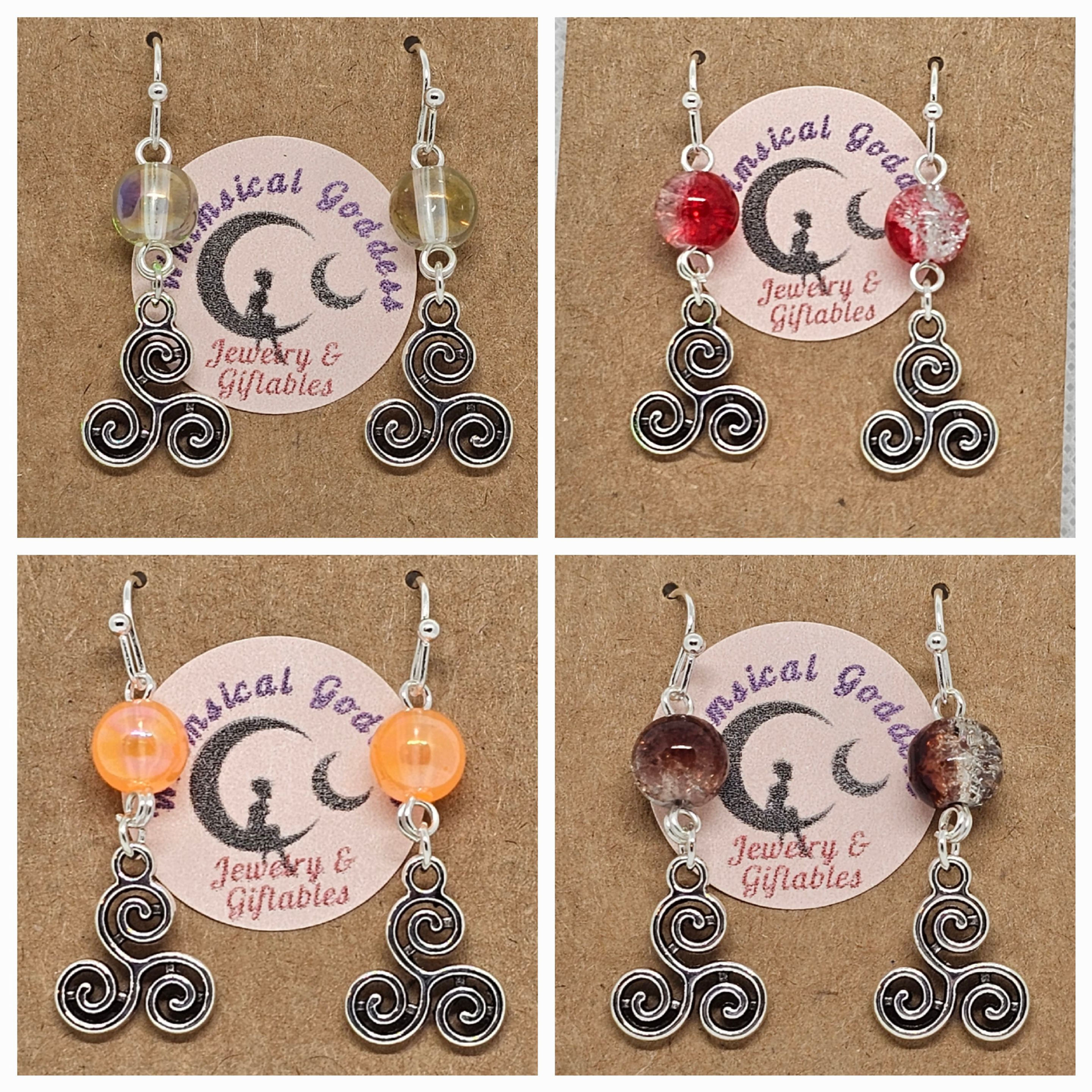 Triskele Earrings 