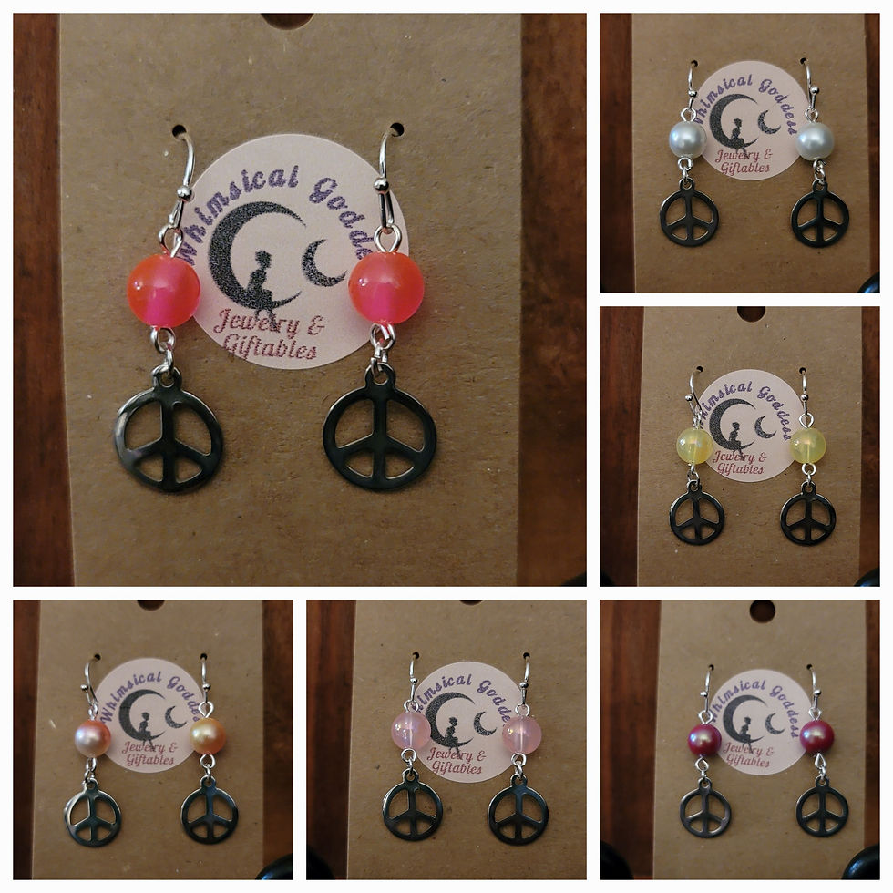 Thumbnail: Peace Earrings 