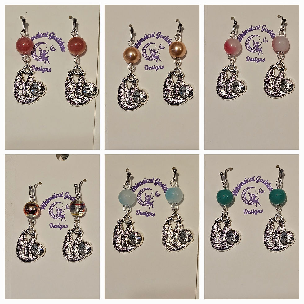 Thumbnail: Sloth Earrings 