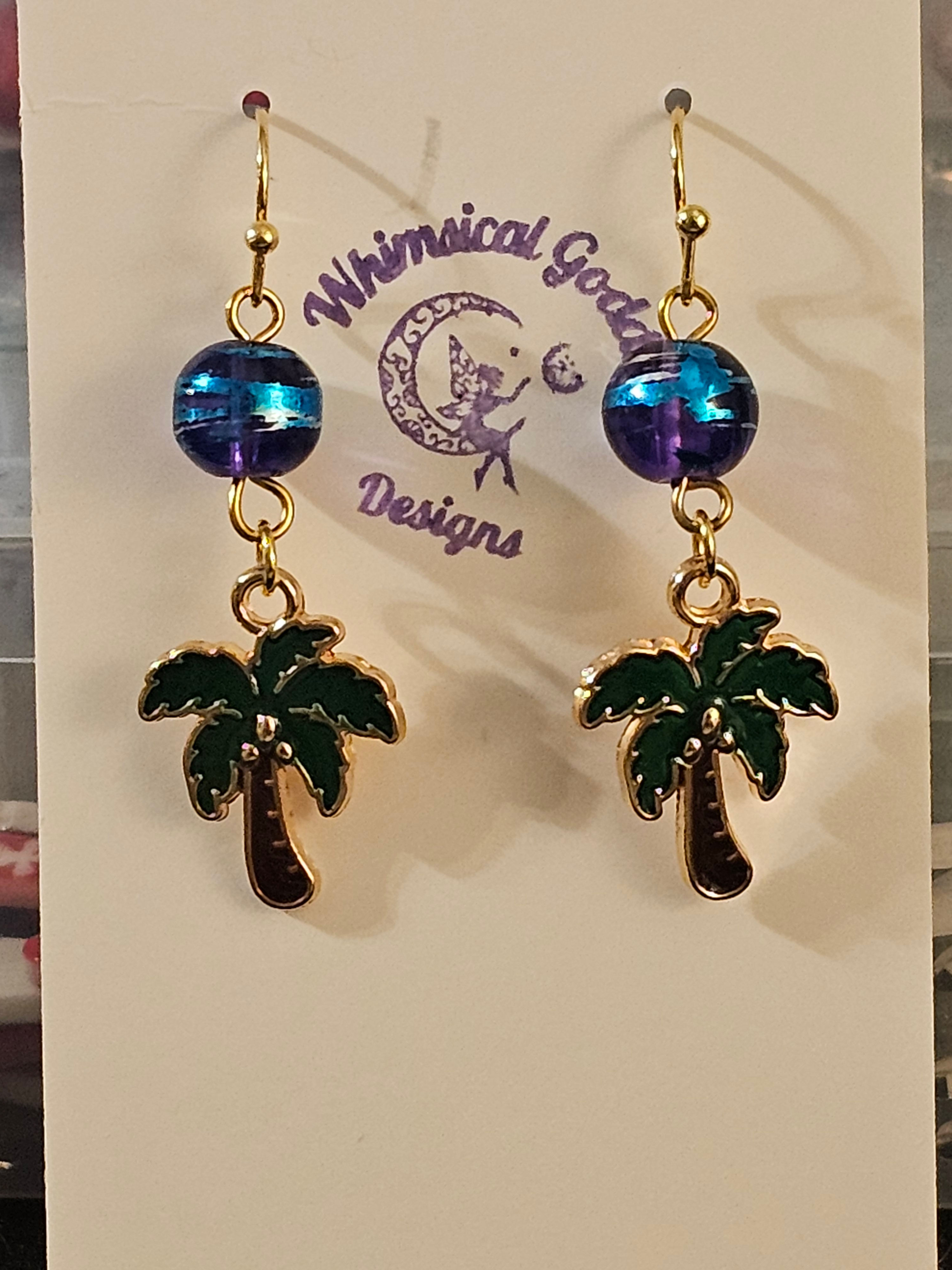 Coconut Tree Earrings 