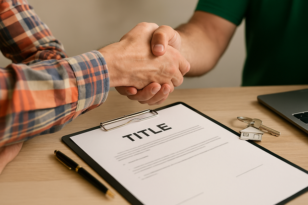 We Handle the Title Work