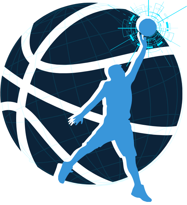 adult men playing basketball in a professional basketball court