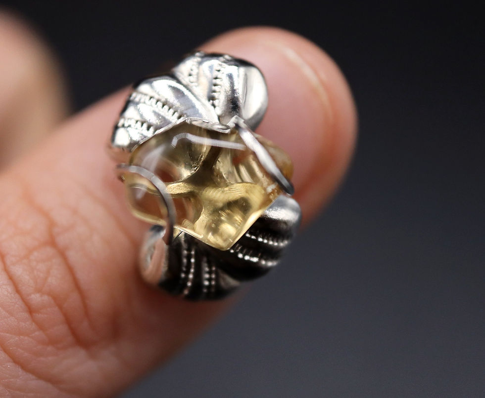 Miniaturbild: Citrin-Quarz-Ring