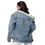 Thumbnail: Unisex Denim Sherpa Jacket