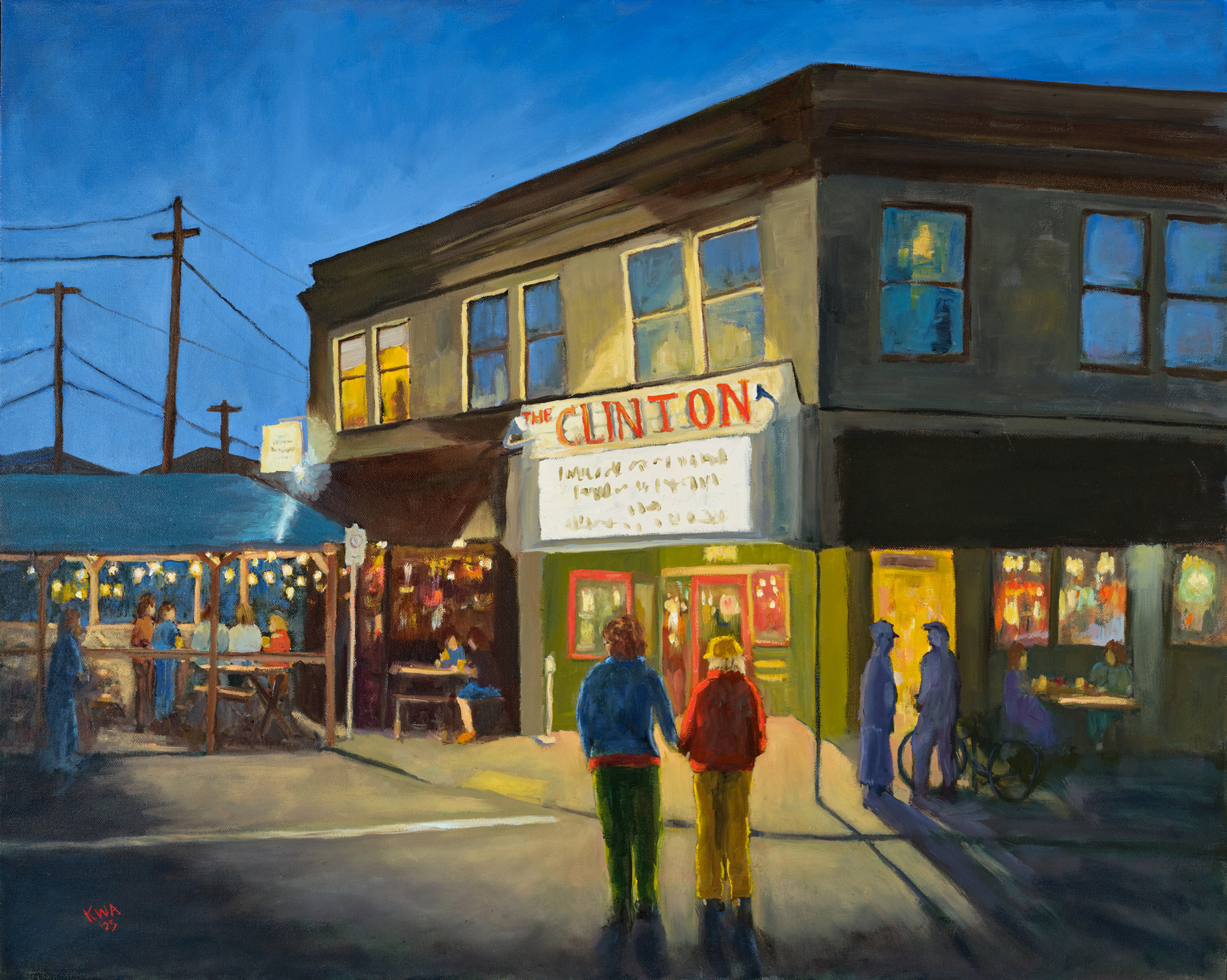 Prints - Night at the Clinton