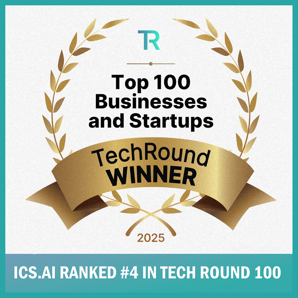 ICS.AI place #4 in TechRound 100