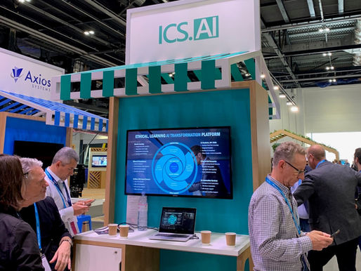 ICS.AI exhibit at Microsoft Future Decoded in the ExCel London, October 2019