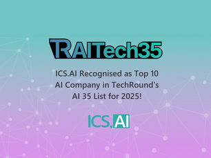 ICS.AI Recognised as Top 10 AI Company in TechRound's AI 35 for 2025
