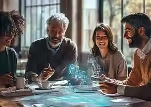 Staff using AI