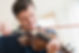 Man with Down Syndrome Playing Violin