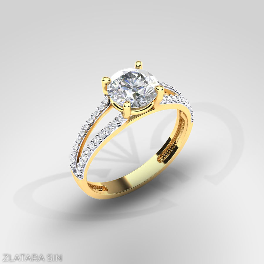 Thumbnail: VERENICKI PRSTEN AN07302 BELI