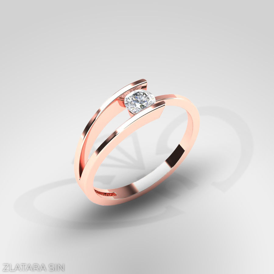 Thumbnail: VERENICKI PRSTEN JELICA BELI