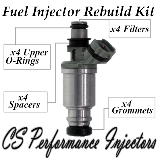 Fuel Injectors Rebuild Repair Kit fits 23250-16120 for 89-93 Toyota Geo 1.6L I4