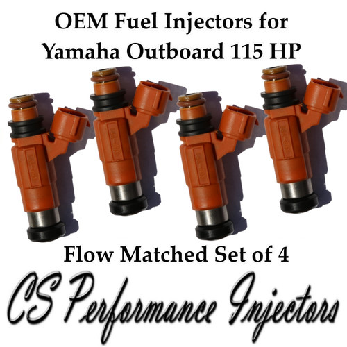 OEM Marine Fuel Injectors INP771 CDH210 for Yamaha Outboard 115 HP CS Performance
