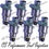 Thumbnail: OEM Bosch Fuel Injectors Set (6) 0280150715 for 87-97 BMW 2.5 I6 5.0 5.4 5.6 V12